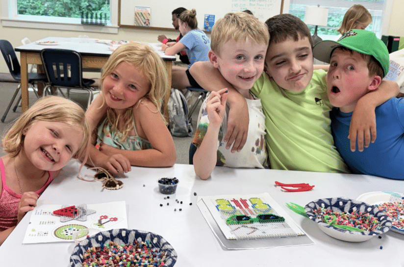 Campers beading